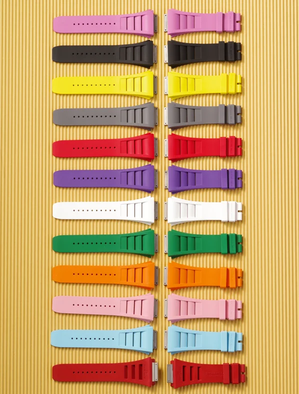 Pulseira de borracha fluorada estilo original para Richard Mille RM 30M/055/35-03 - à prova d'água