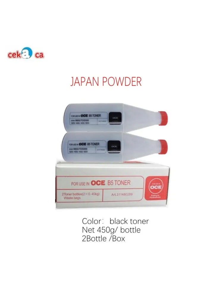 Imagem -06 - Kit em pó de Toner para Oce b5 1070066545 25001843 9600 Tds 300 400 600 Tds300 Tds400 Tds450 Tds600 Garrafas Japão