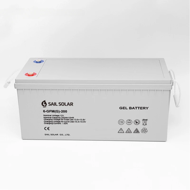 Deep Cycle GEL Battery For 12V 200Ah Batterie Solaire Storage Battery