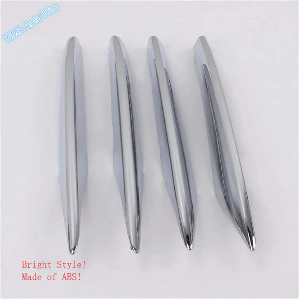 For Toyota Crown 2023 2024 2025 Car Accessories Front Fog Lamp Lights Strip Trim Cover Carbon Fiber