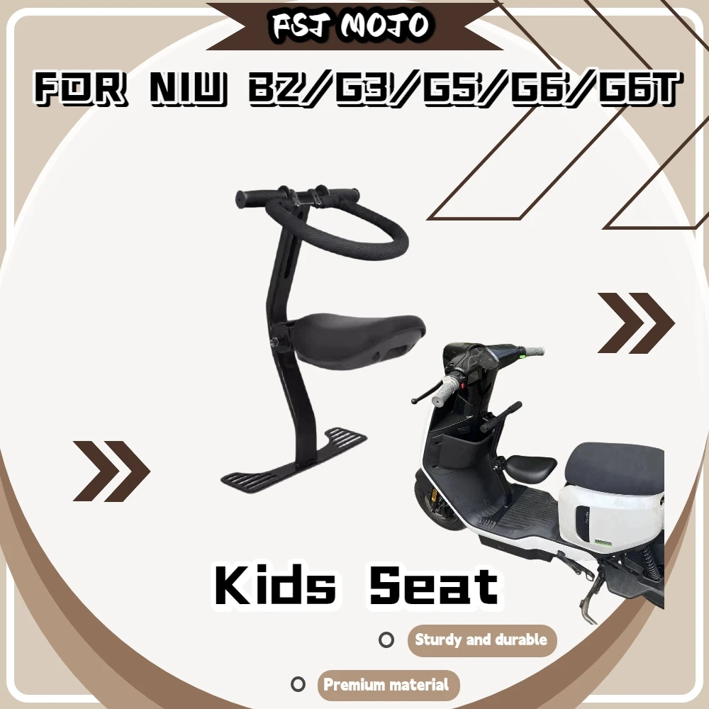 For NIU B2/G3/G5/G6/G6T Stable Clamp Fixed Fold Kid Seat Anti-Shake Structure Avoid Kid Shaking During Ride