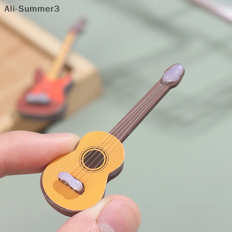 نموذج أثاث صغير للجيتار الكلاسيكي أدوات إطلاق النار على الجيتار الكهربائي الشهير #6