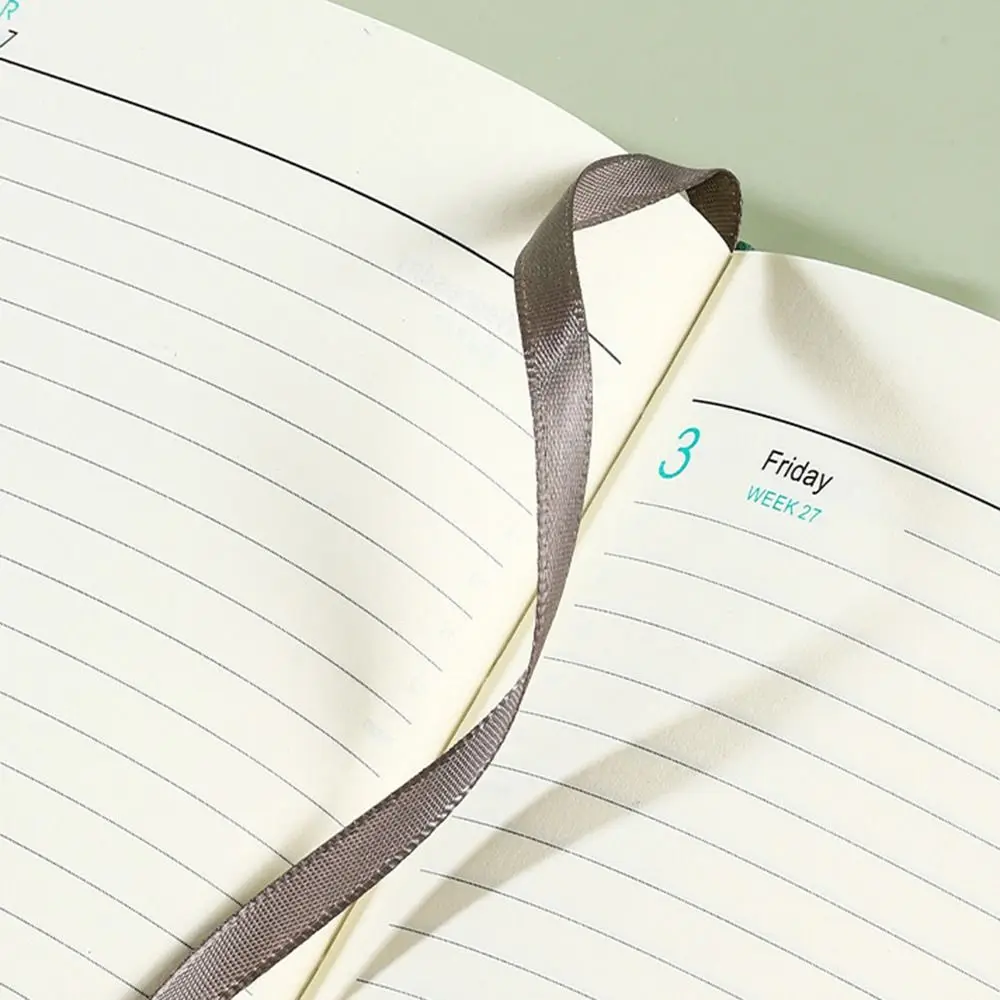 Inglés 2026 Agenda planificador Bloc de notas 12 meses resistente al desgaste Agenda A5 cuaderno de planificación eficiencia portátil