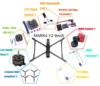 B-CUBE 7/8/9/10 zoll Rahmen V2 CRSF Remote ExpressLRS Flight Control 45/60A 4INI ESC Rack Drone FPV Carbon Fiber Racing Quadcopter 3