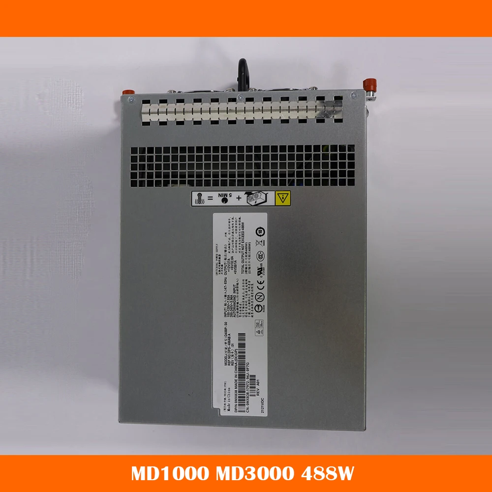 Server Power Supply 488W For DELL MD1000 MD3000 0MX838 MX838 D488P-S0 DPS-488AB A