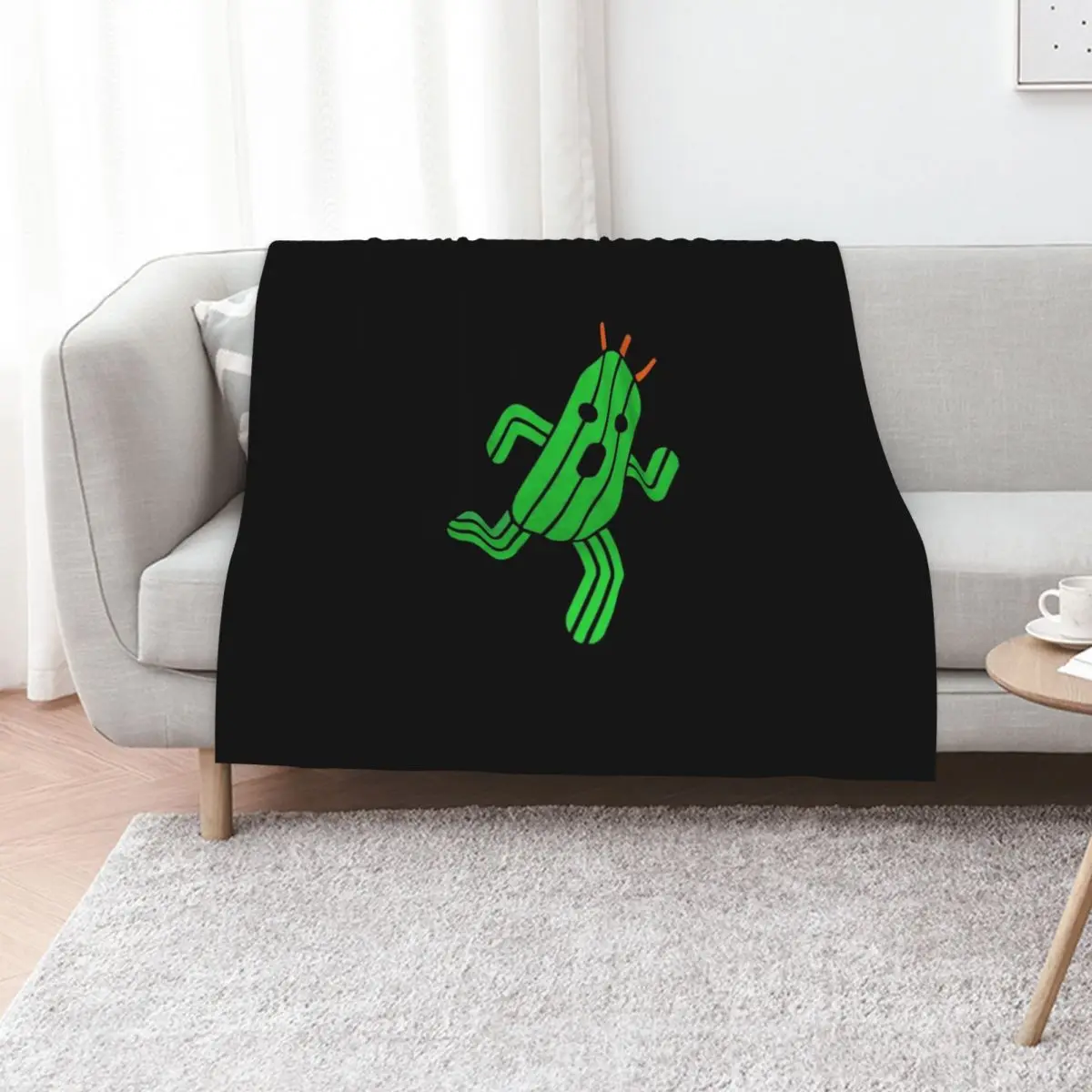 Cactuar T-Shir Throw Blanket Soft Summer Beddings Thin Single heavy to sleep Blankets Sofas Of Decoration Blankets