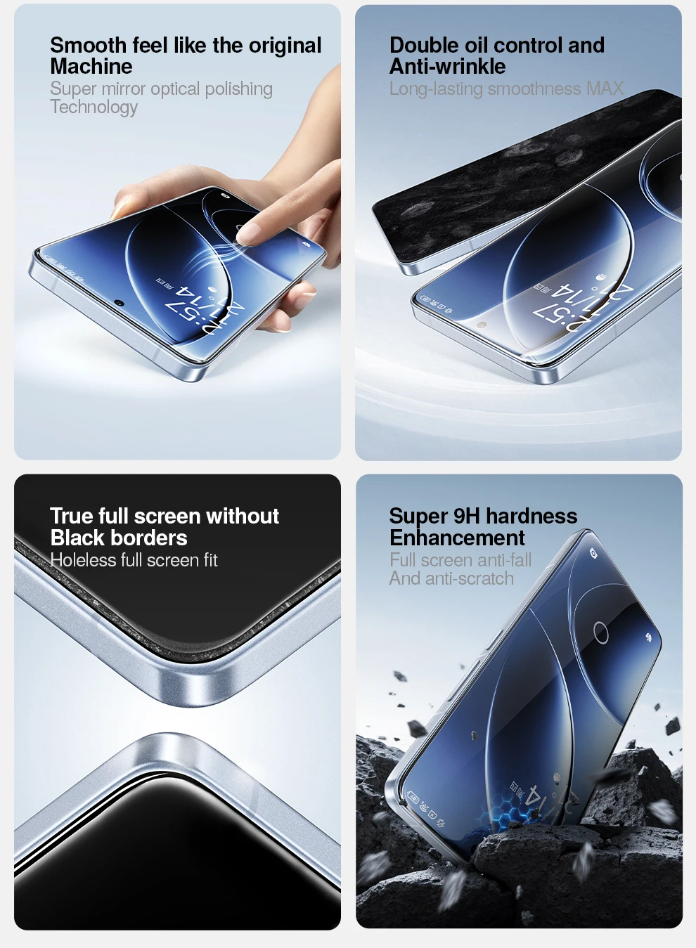SmartDevil Staubfreie Kabinen-Hartglasfolie für Xiaomi 15 14, Redmi K80 Ultra HD-Displayschutzfolie für Poco F7 Ultra F7 Pro – Detail 3