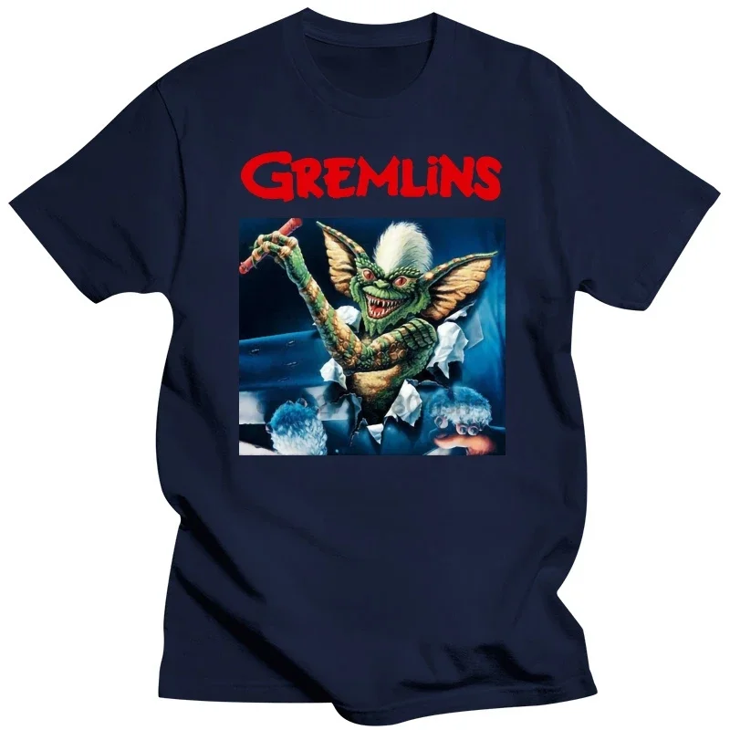 2024 GREMLINS SPIKE film posteri T shirt tüm boyutları siyah anime clothes  vintage t shirt  anime clothes Men's Clothing