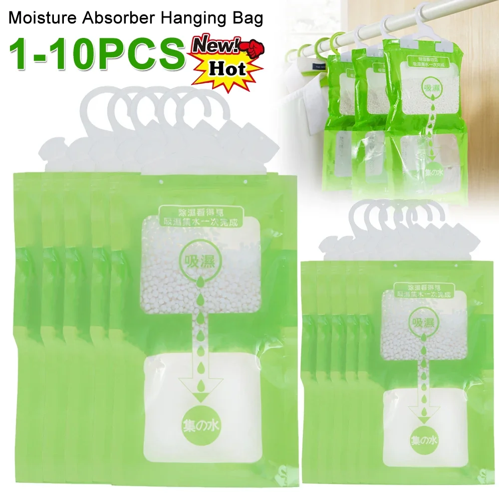

Absorbers Bags Dehumidification Desiccant Hanging Closet Dehumidifier Bags-Absorbing Wardrobe Anti Damp Mildew