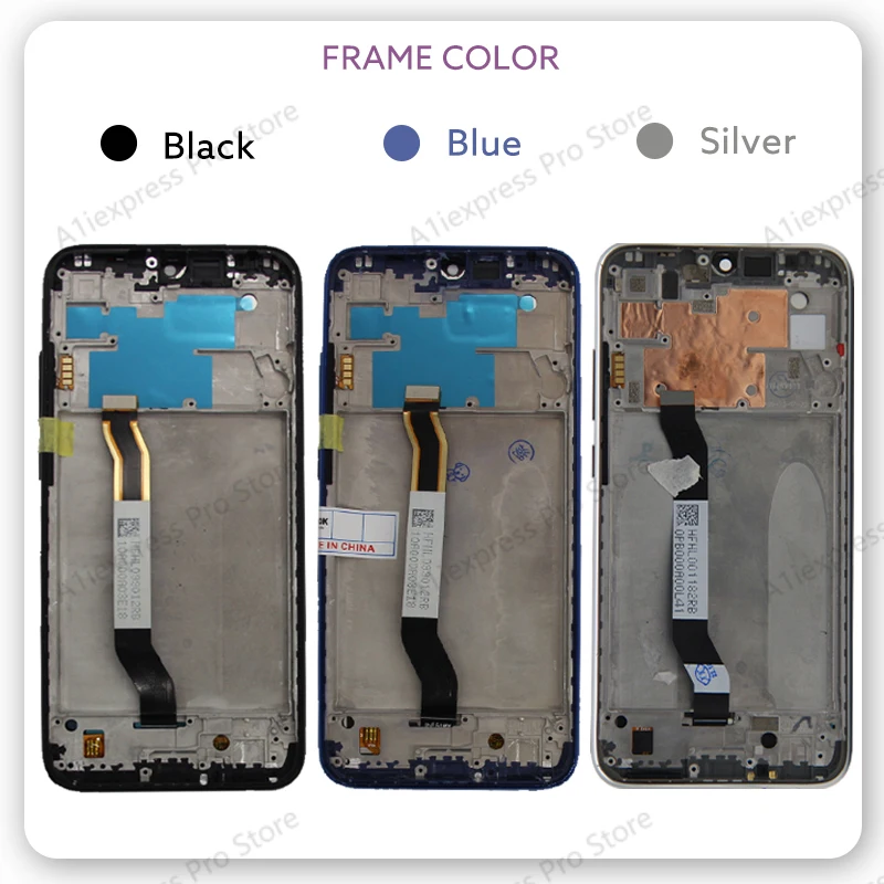 Para Xiaomi Redmi Note 8 LCD Display Touch Screen Digitizer Assembly M1908C3JH M1908C3JG M1908C3JI para Redmi Note8 Display Parts 5