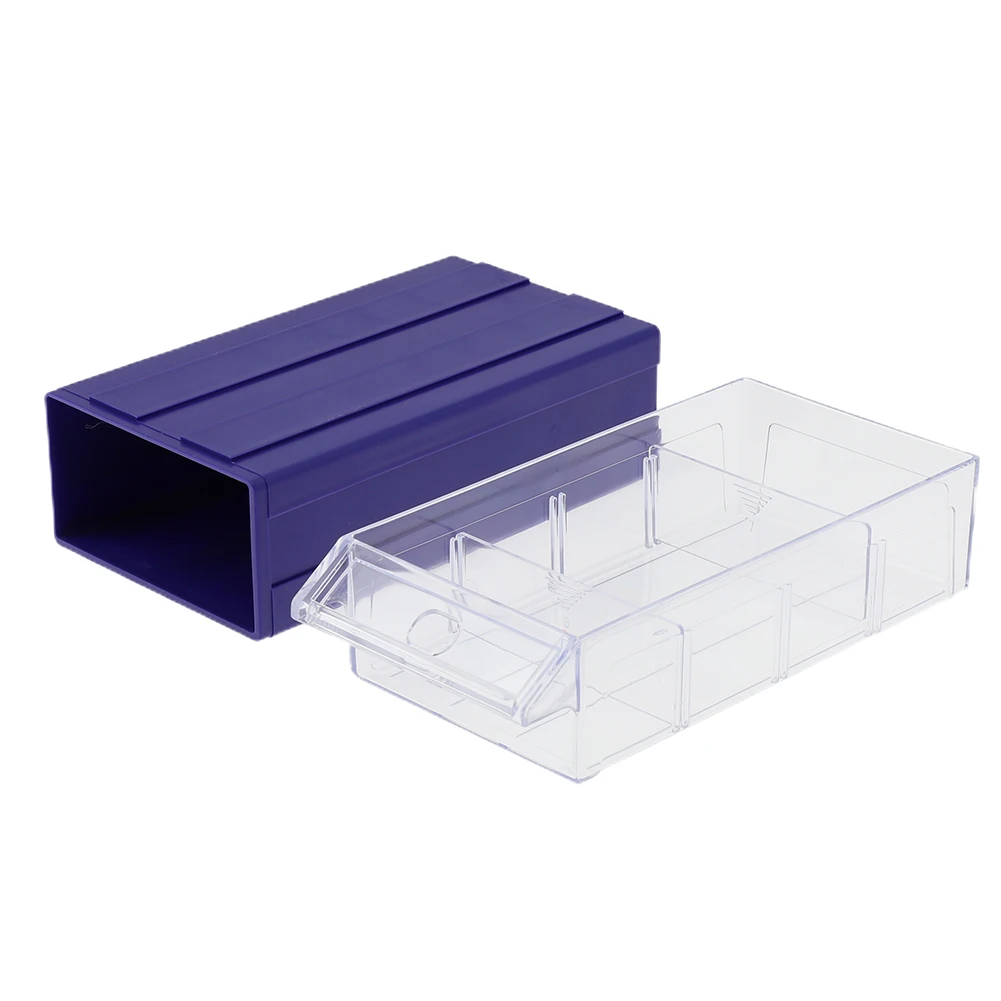 Element Storage Box Hardware Parts Boxes Stackable Pull-out Plastic Case For Crafts Component Screws Tools Storing