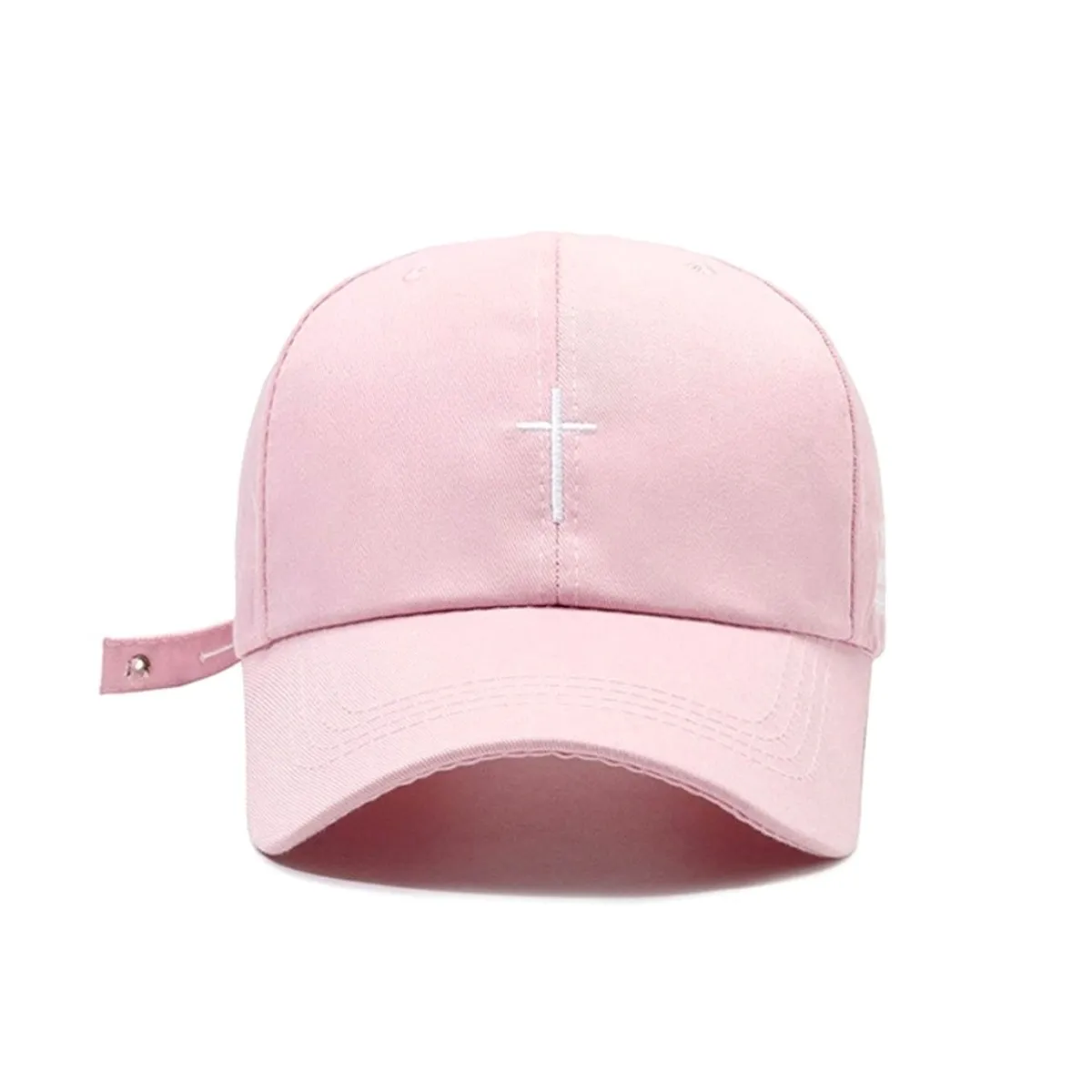 1Pc 2024 Unisex Casual Baseball Caps Cross Embroidery Hat Polyester Sun Visor Cap Adjustable Women Hip Hop Hat Trucker Dad Hats