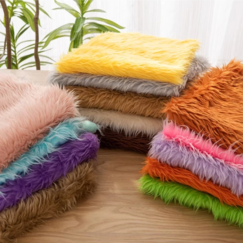 3cm Fur Fabric Wash Water Rabbit Fur Short Fluffy Raised-pile Fur Cotton Doll Hair Fabric Doll DIY Artificial Rabbit Hair Fabric