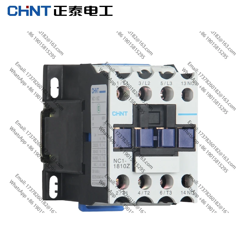 

CHINT NC1-1810Z 1801Z Contactor montaje en riel Contactor eléctrico Industrial 24V DC36V DC48V DC110V DC220V NC1-1810 1801 LC1