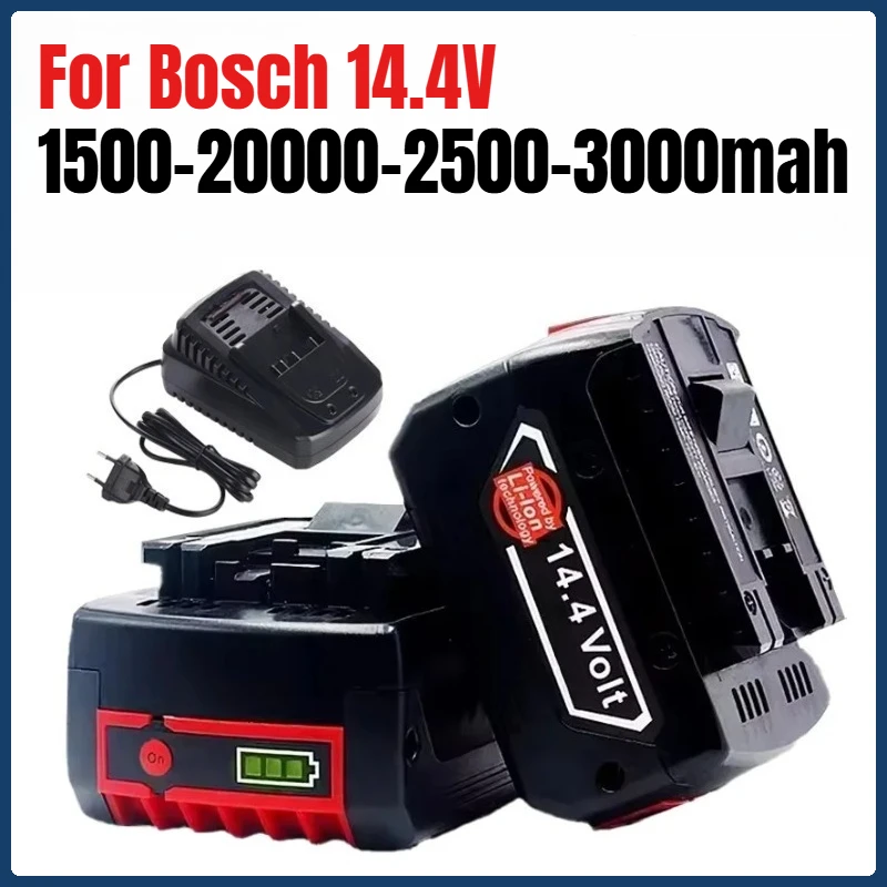 

New Replacement 14.4V Li-ion Battery for Bosch Power Tools: GBH/GDR/GSR/DDS180 & BAT614G Compatible