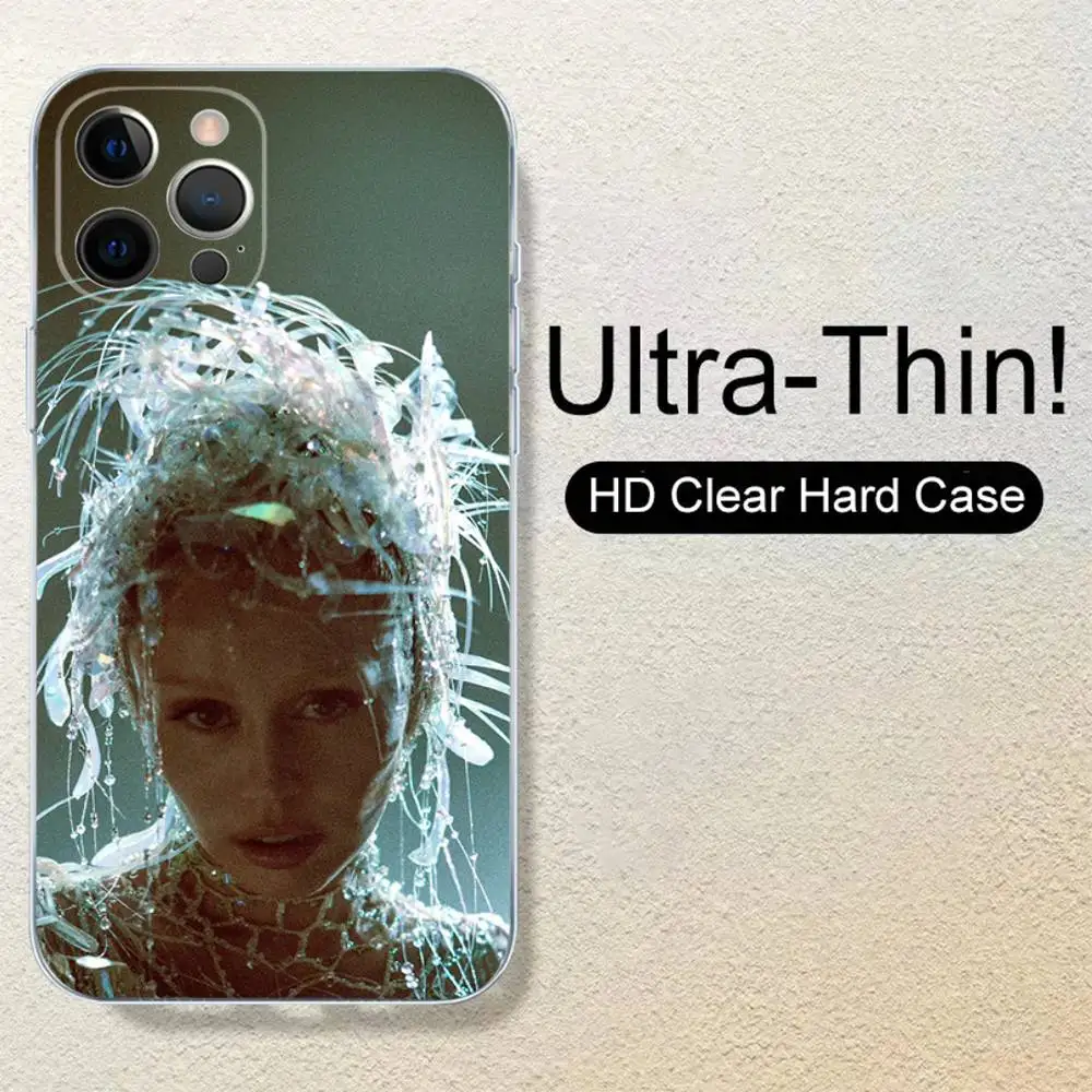 American Singer Miley C-Cyrus Clear Silicone Soft Phone Case For IPhone 11 12 13 14 15 16 Mini 17 Pro Max TPU Phone Case