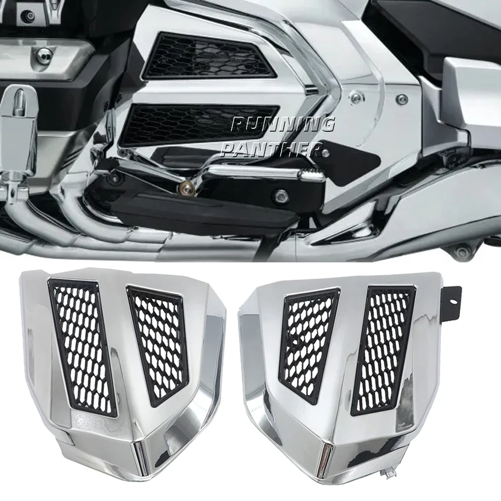 

Engine Transmission Covers Chrome or Black For Honda Gold Wing GL1800 GL1800 F6B 2018-2021 2020 Fairing Radiator Grille Cover