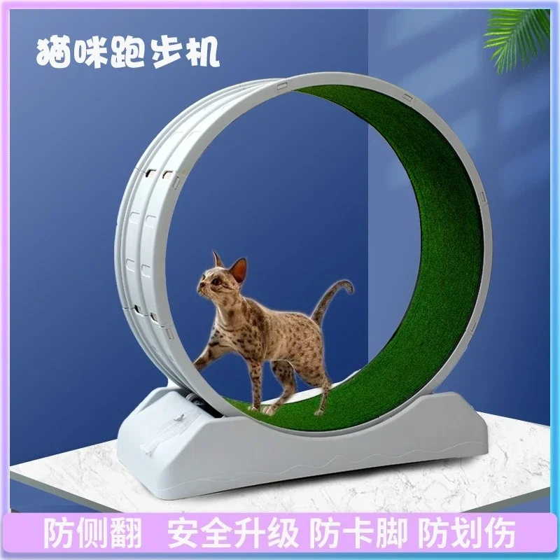 Pet cat dog treadmill, fitness exercise silent cat climbing frame, running wheel,  treadmill