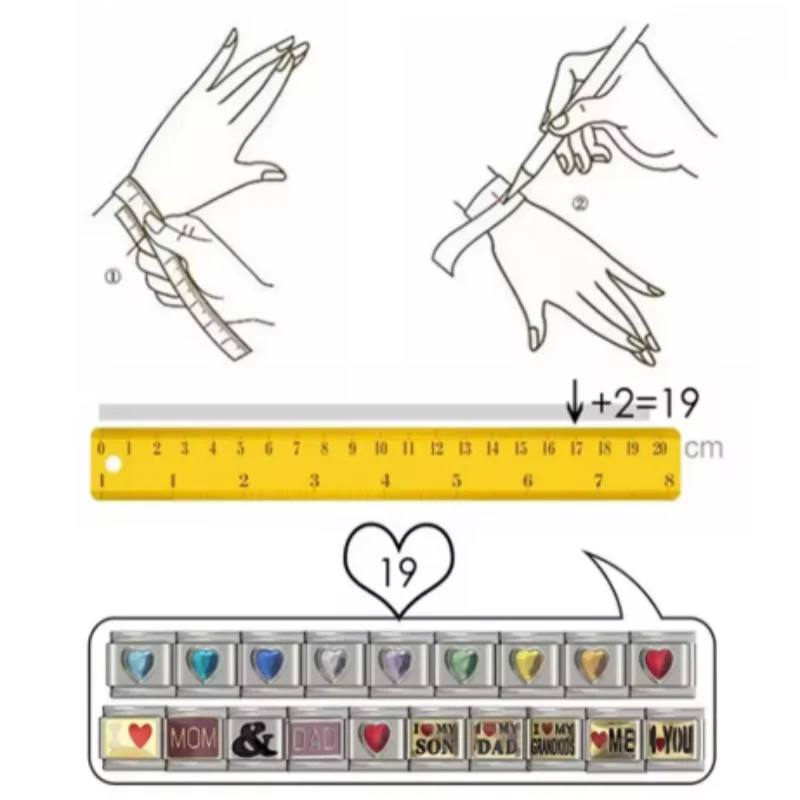 جرافيتي عصرية، فن ملون، سحر إيطالي، سوار من الفولاذ المقاوم للصدأ 9 مم، مجوهرات ذاتية الصنع للرجال والنساء، بالجملة
