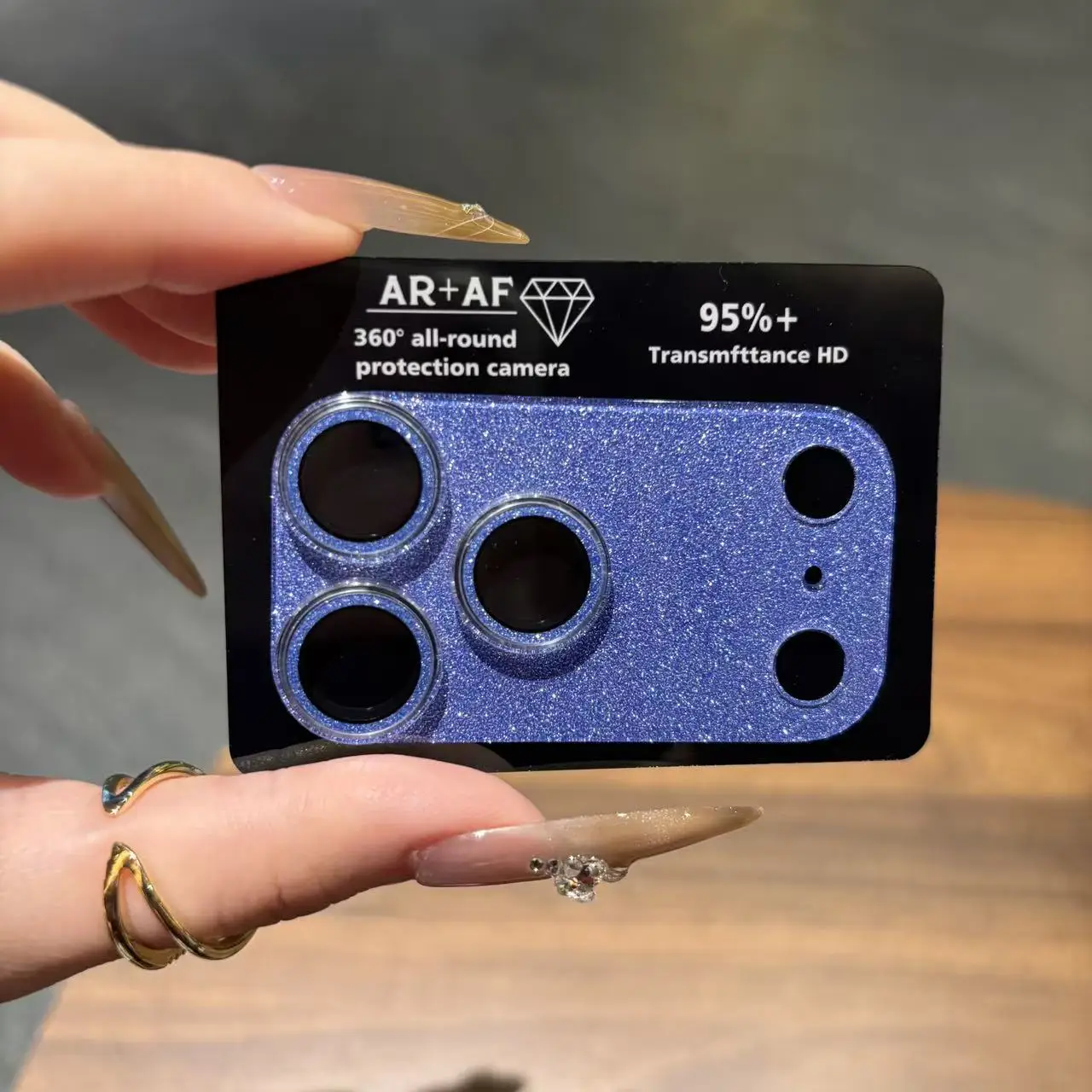 ملحقات عدسة الكاميرا لهاتف iPhone 17 Pro من الزجاج المقسى 360 ° طبقة زجاجية لامعة لحماية الكاميرا #6