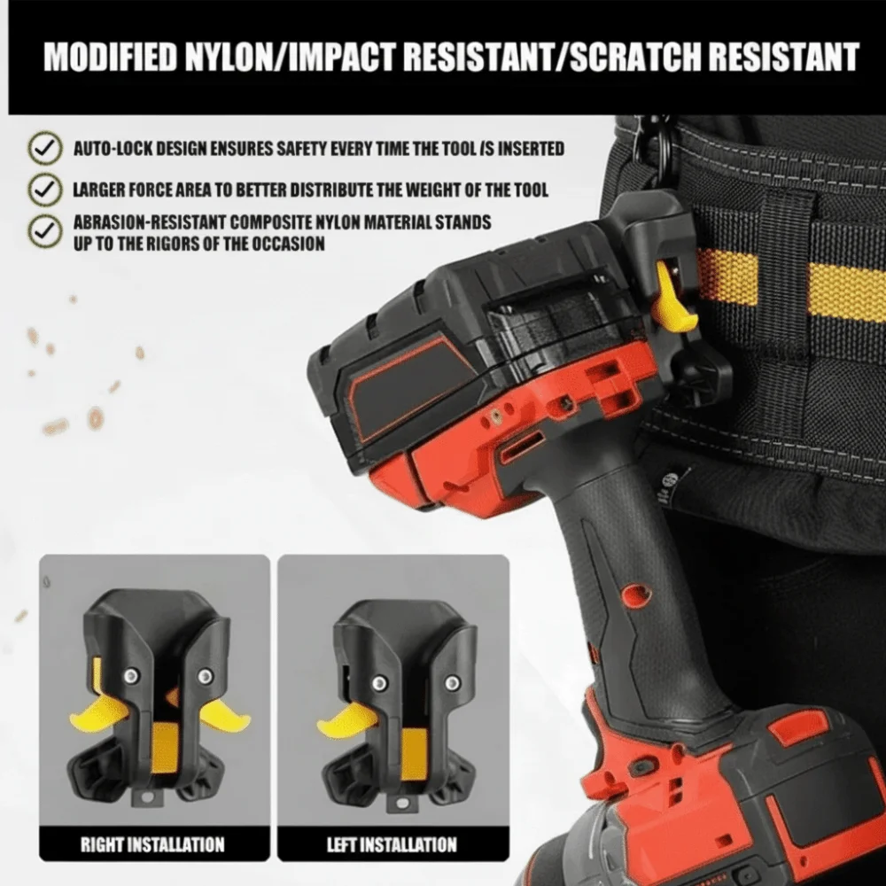 Portable Quick Hanging Hooks Self-Locking Reliable Power Tool Hooks Safe Convenient Quick Release Tool Storage Hooks Tool Parts
