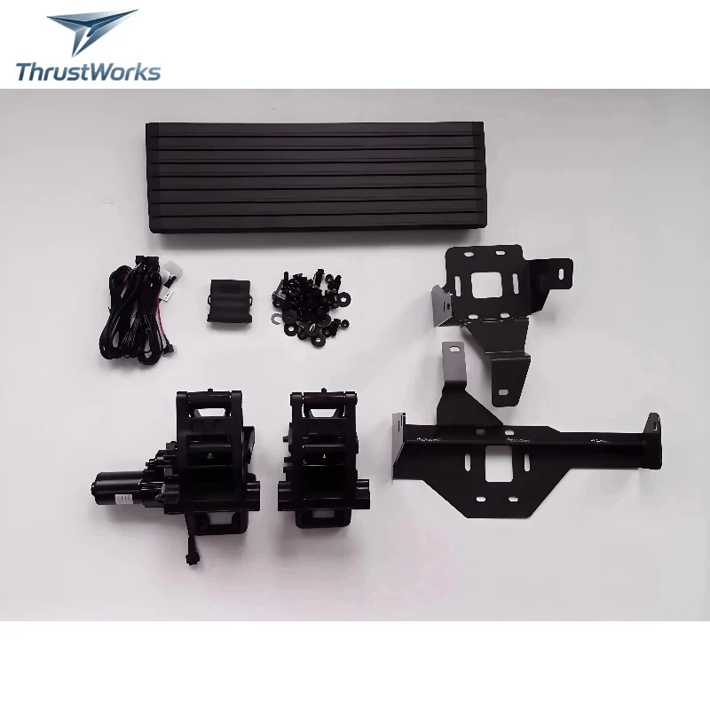 Lightweight Aluminum  Retrac Side Step Kit Upgrd Power Side Step Transit Connect Bars