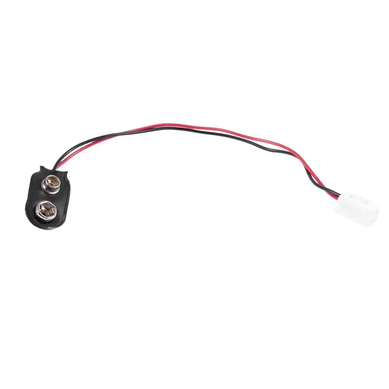 ABGI 9V Battery Connector with Wire and Single Receptacle for Dollhouse Miniature 2Pcs