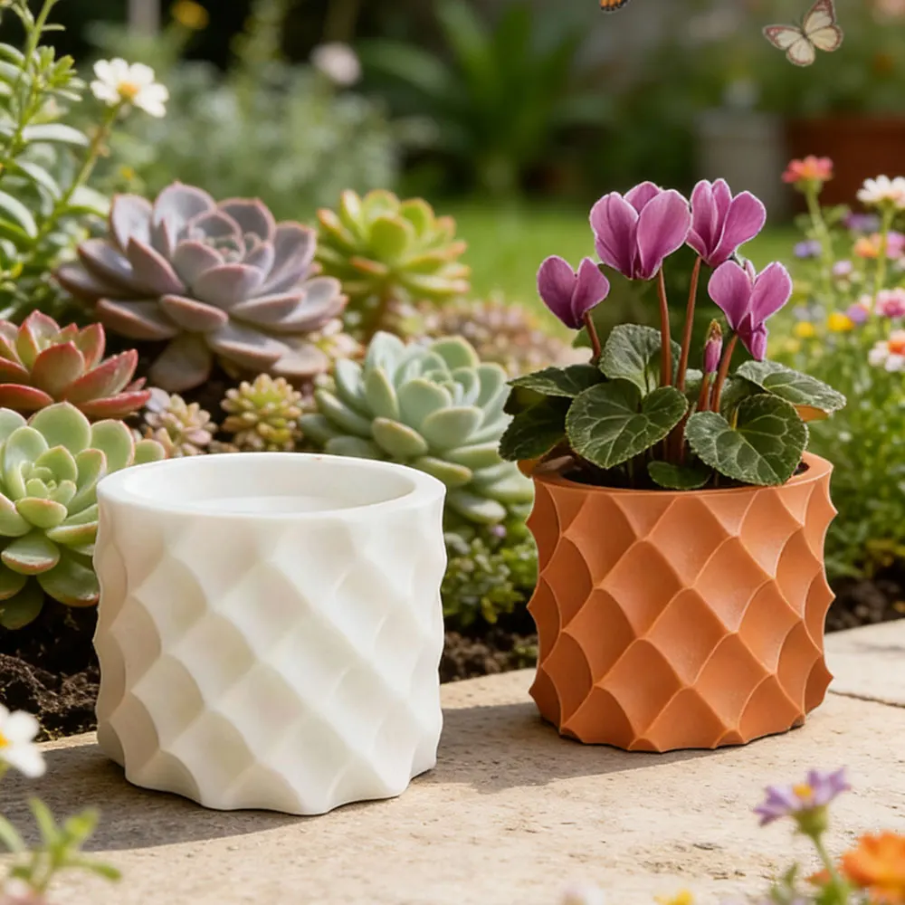 

Геометрическая форма для цветочного горшка из цемента и силикона, для самостоятельного изготовления из смолы, гипса, подставки для ручек, вазы, бетонная форма для литья, органайзер для домашнего декора