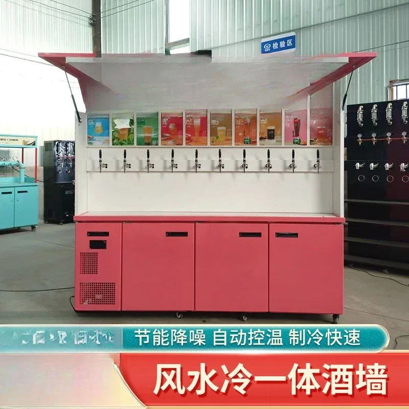 Commercial bar pub craft feng shui cooling integrated draft beer machine, beer wall refrigeration equipment