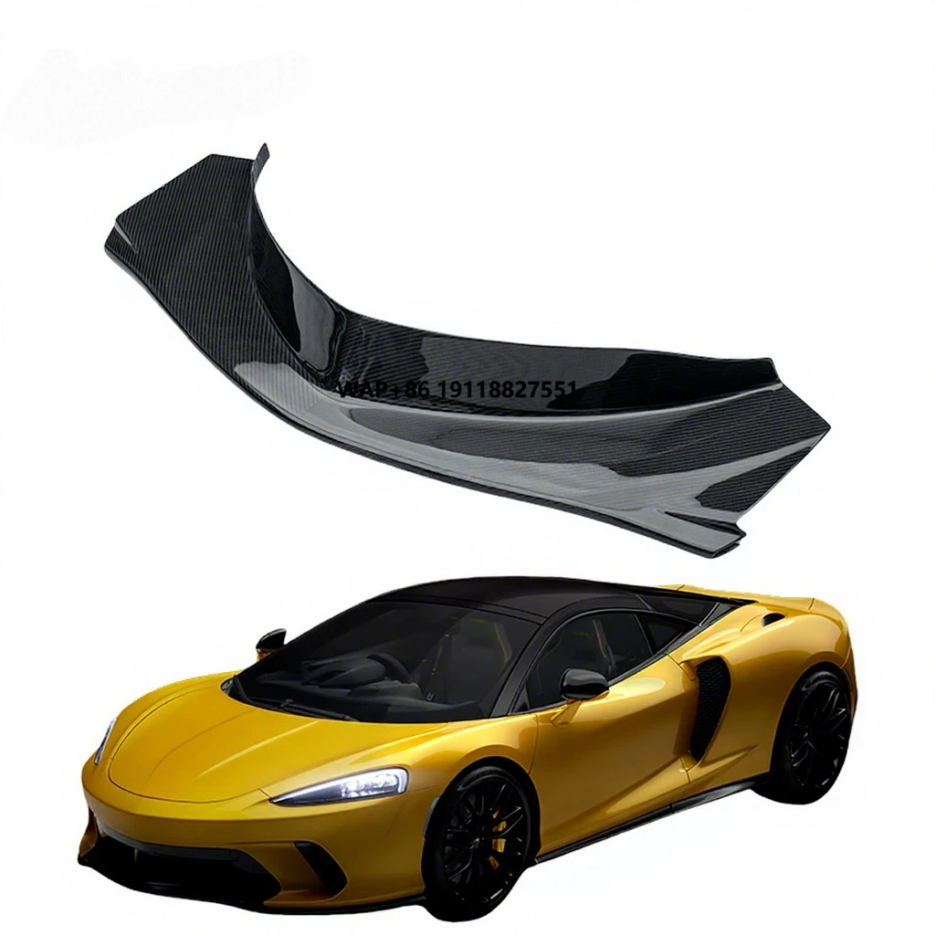 

Автозапчасти: Передний сплиттер (средняя часть) из сухого карбона для McLaren GT