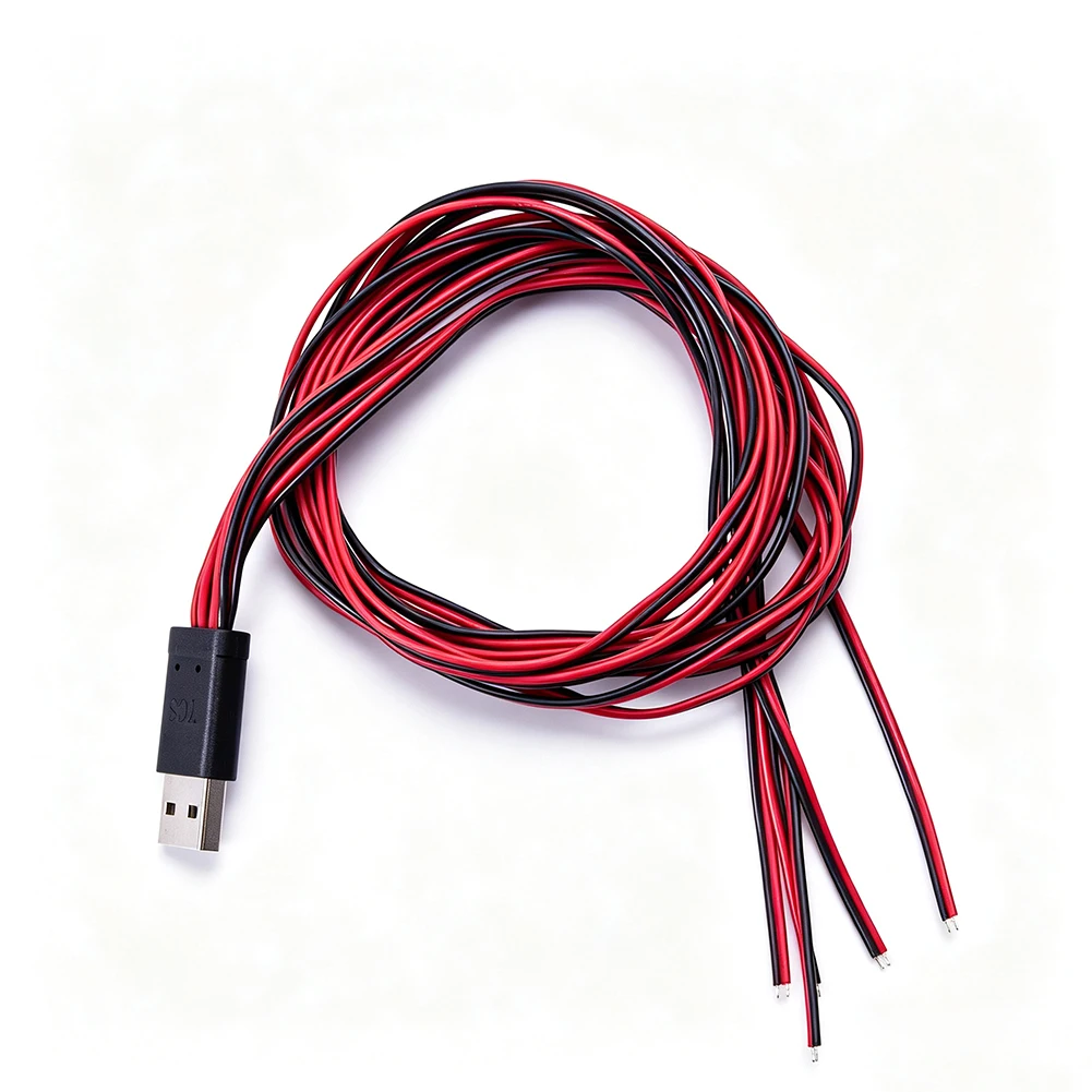 YCS USB Port 1 to 6 Boot Cable Silicone Flexible Durable Anti-heating USB Port Non-Battery FPC Power Cable for Phone Repair