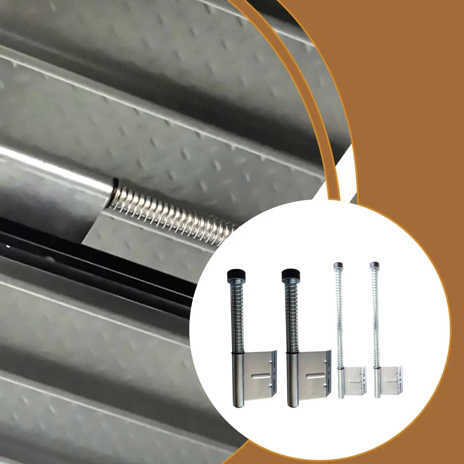2 Pieces Garage Door Spring Piston Opening Pusher Components Simple Installation