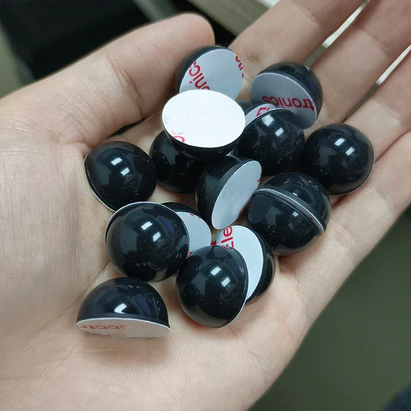Black/white 16mm 18mm 20mm Self Adhesive Anti Slip Silicone Furniture Bumper Pads Hemisphere Rubber Feet Pads Shock Absorber