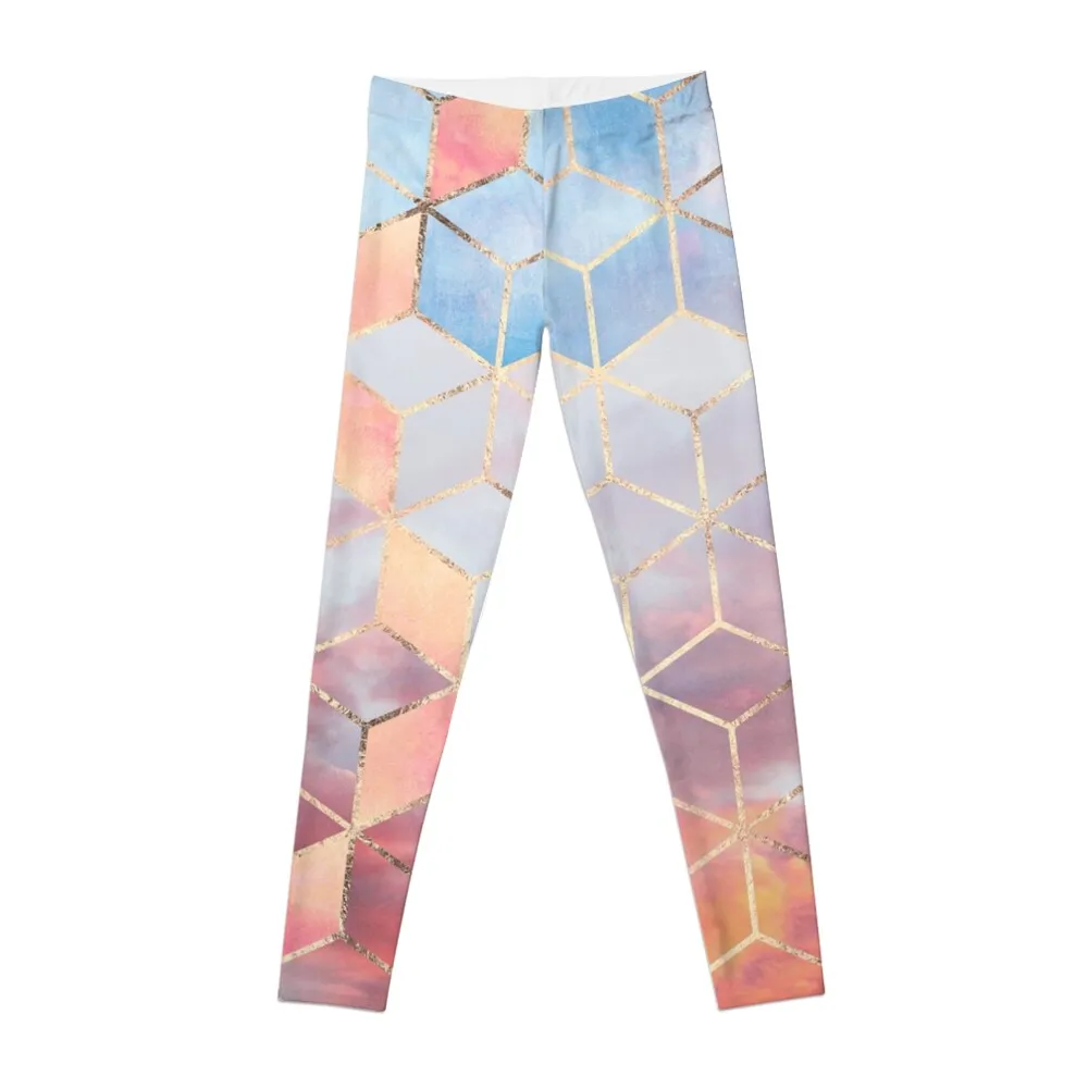 Magic Sky Cubes Leggings sportswear woman gym 2024 gym top Pants sport gym's clothing Womens Leggings