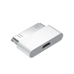 Micro USB to 30 Pin Charger Converter Adapter Compatible for Iphone 4 4s 3gs Ipod Data Synchronization Adapter