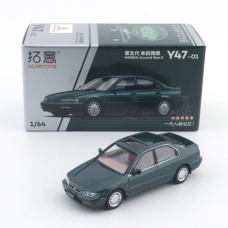 XCARTOYS 1/64 Y47-01 The Fifth Generation Honda Accord  Motor Vehicle Diecast Simulation Miniature Car Decoration Christmas Gift