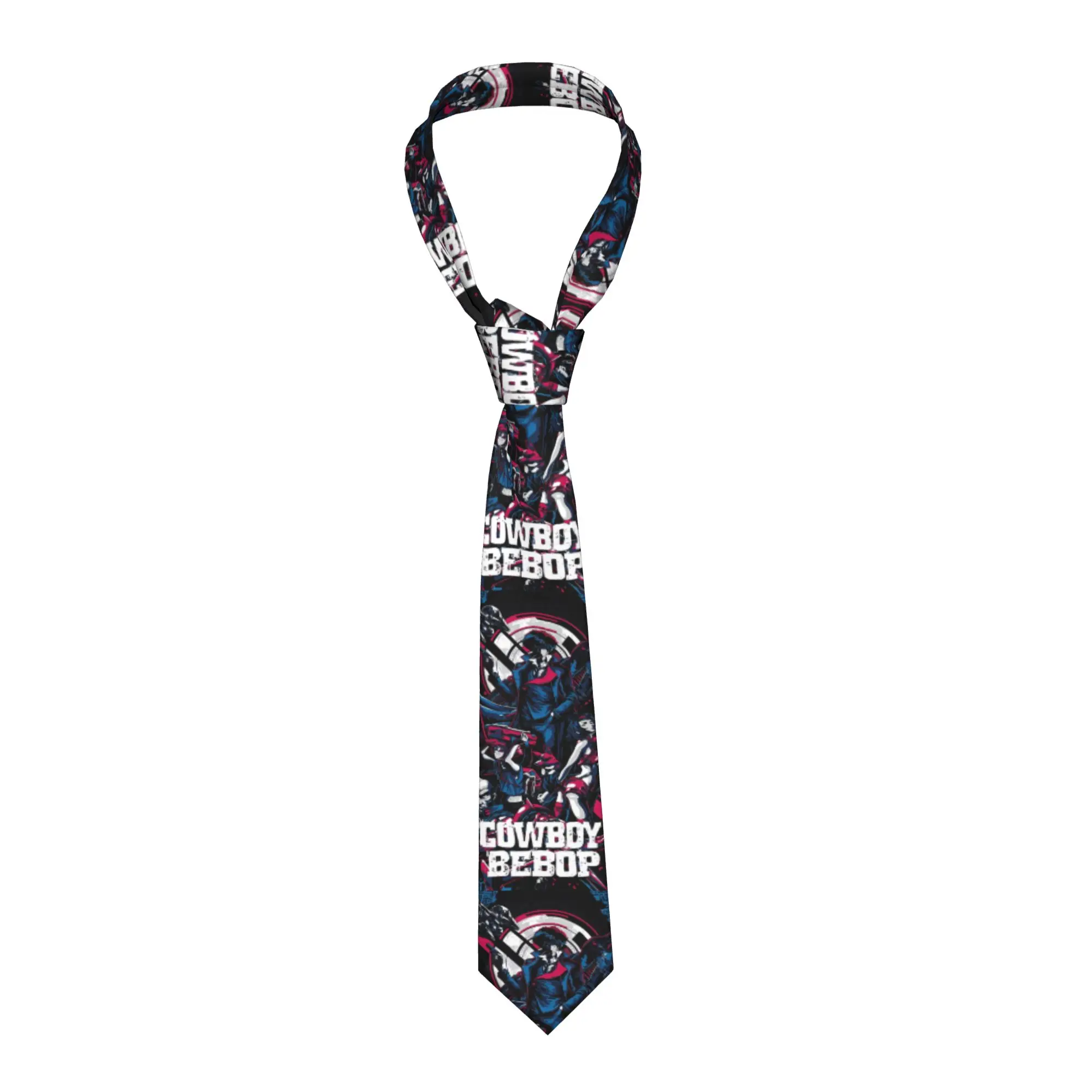 

Мужские галстуки с принтом Cowboy Bebop, аниме, манга, модные галстуки для банкетов