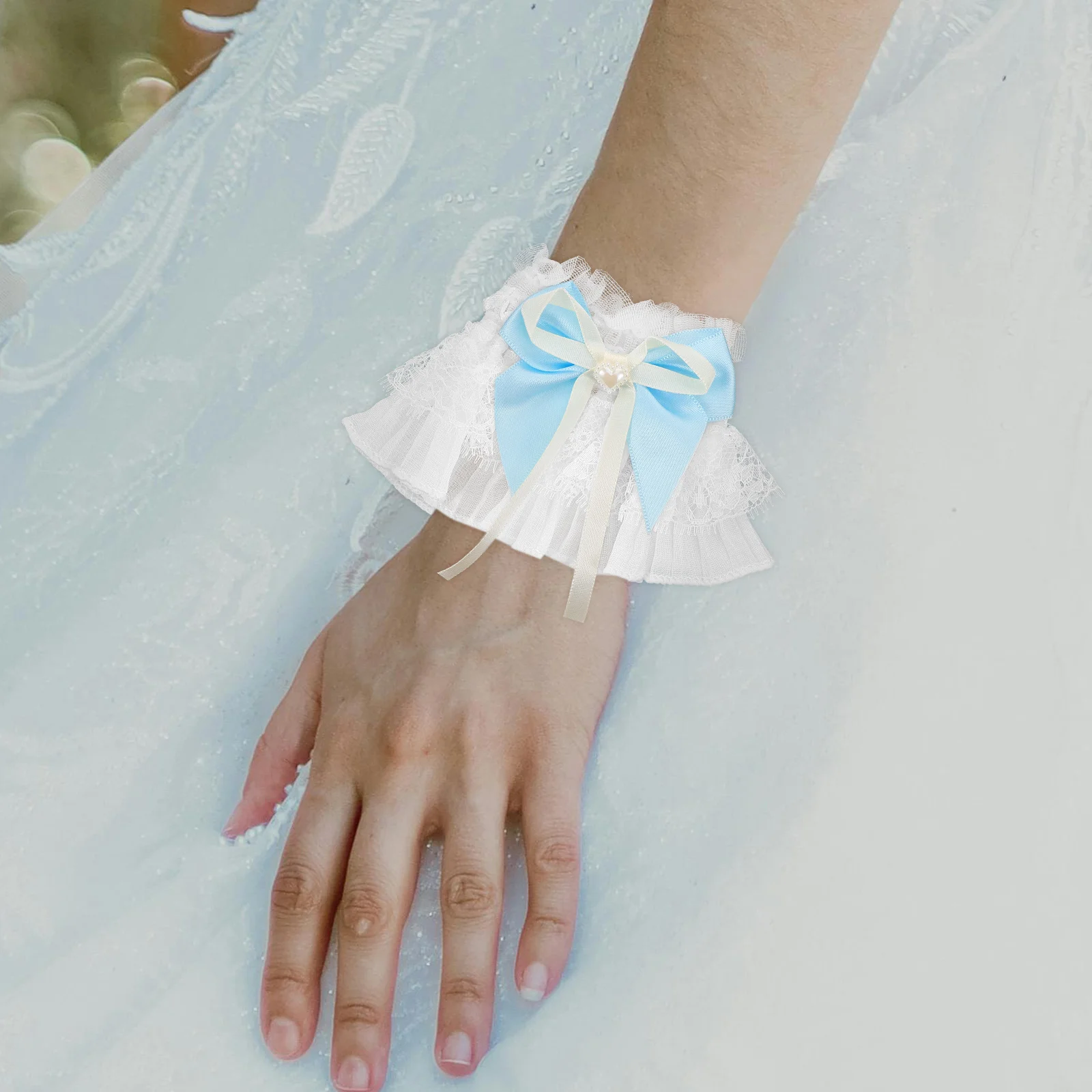

Lace Wrist Accessories Sleeves Gloves Fake Hand Jewelry Women Floral Cuffs Girl