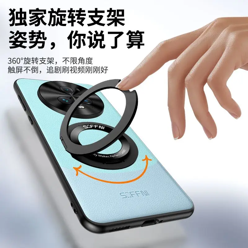 

Чехол-подставка с магнитным кольцом для Honor Magic7 6 5 Pro, двухцветный, серия 7, Magic