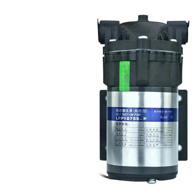 

LFP1075S-P 24V 75G Self Priming Diaphragm Booster Pump RO Water Purifier Silent Replacement Pump