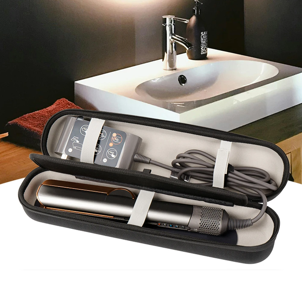 EVA Hard Carrying Case Shockproof Portable Travel Storage Bag Anti-Scratch Hard Storage Case Dust-Proof for Dyson Airstrait HT01
