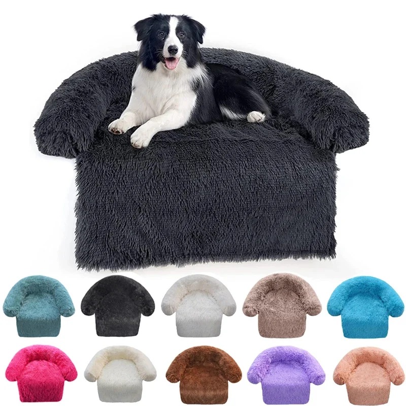 

Large Round Comfortable Plush Kennel Plush Blanket Dual-use One Pet Kennel Dog Sofa Bed Pet Supplies Washable Soft Warm Nest Bed