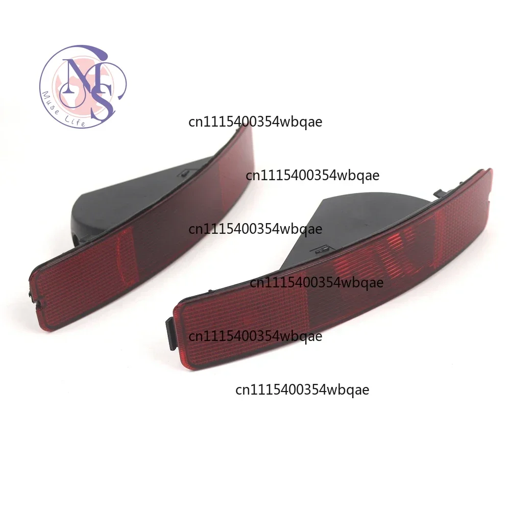 ZOCI-FOR-Red Rear Bumper Central Fog Lamp & Reflector, Replacement Parts