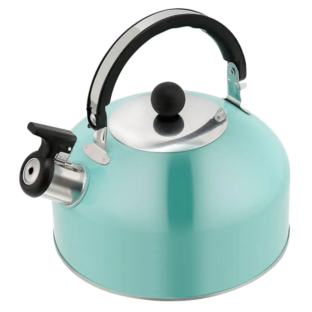 Stove Top Whistling Kettle Stainless Steel Fast Heating Anti Scalding Handle Dust Proof Insect Proof Suitable Gas Stove