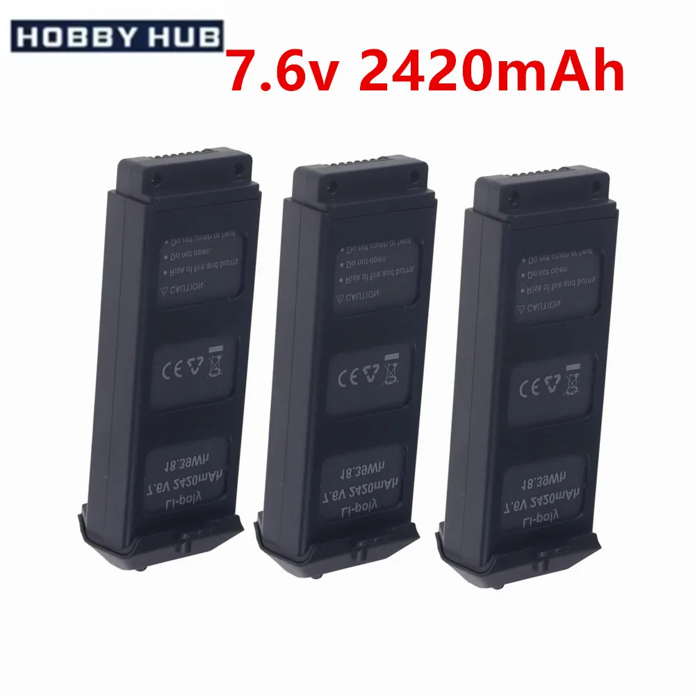 Battery for MJX B5W 4K High speed brushless RC Drone Spare Parts Accessories 7.6V 2420MAH B5W 4k LiPo Battery
