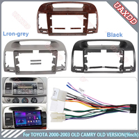 For TOYOTA 2000-2003 OLD CAMRY OLD VERSION 9INCH Car Radio Android Stereo audio screen player navigation cables Harness frame