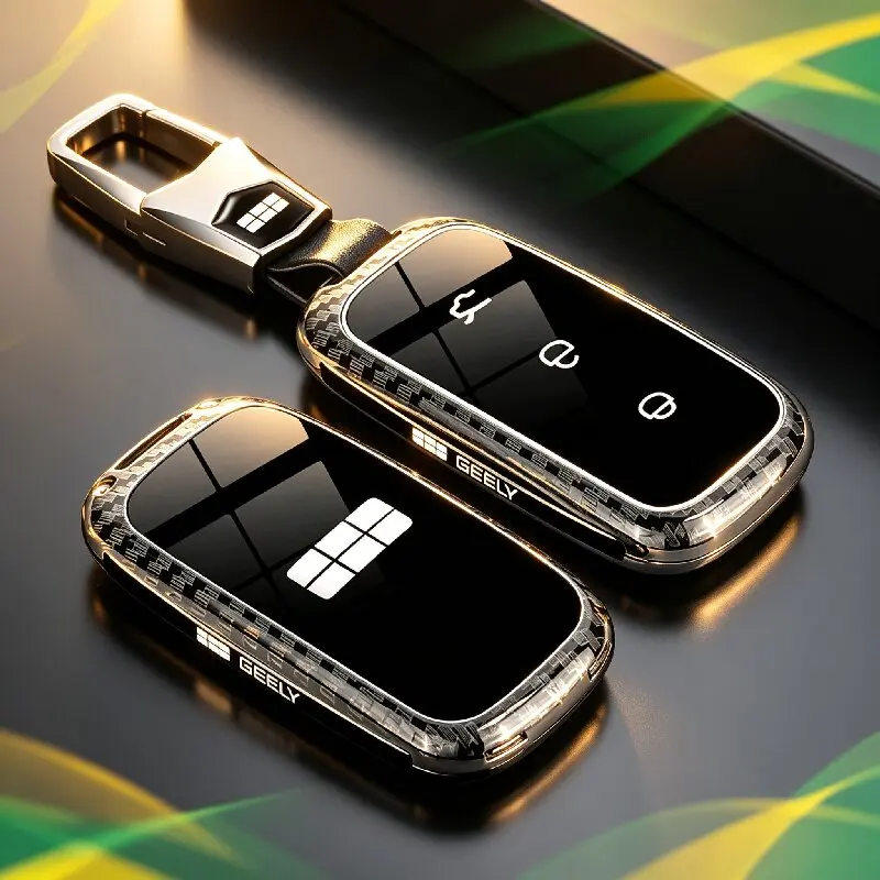 Car Key Case For Geely EX5 Starray EM-i Premium Zinc Alloy Full Protection Shockproof Heavy Duty e.MAS 7 Car Accessories
