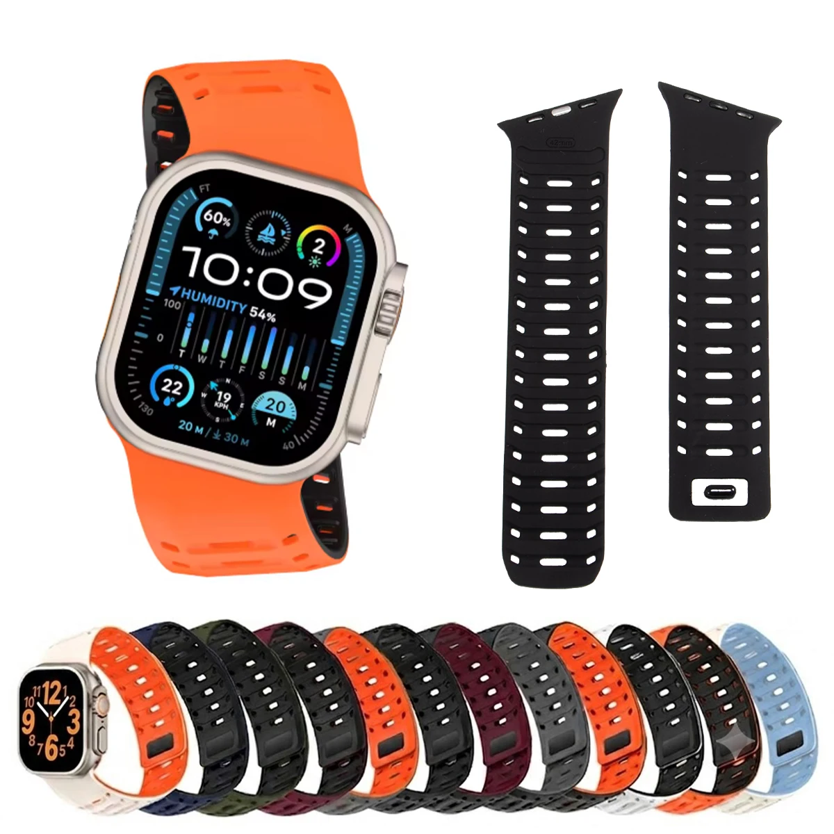 Inclined Design Magnetic Strap for Apple Watch Band Ultra 4 3 2 49mm 46mm 45mm 44mm Bracelet Watchband for iWatch 12 11 10 987SE