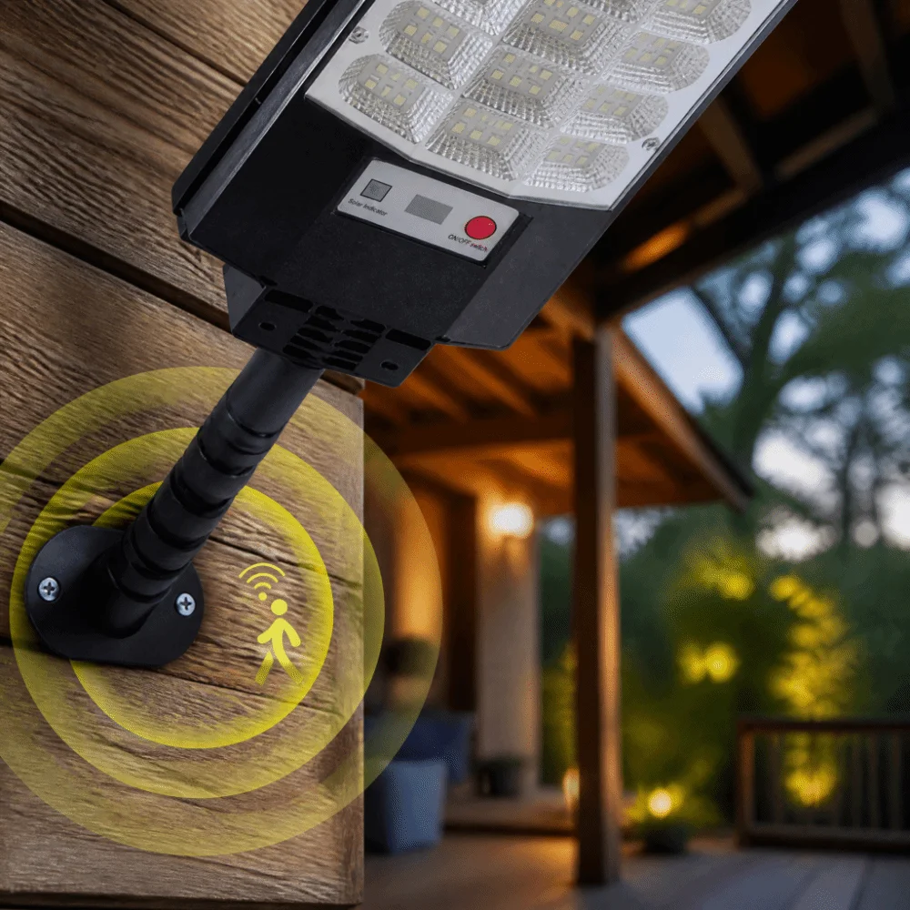 Waterproof Integrated Solar Street Light Intelligent Motion Detection Smart Motion Sensor Solar Security Light Motion Sensor