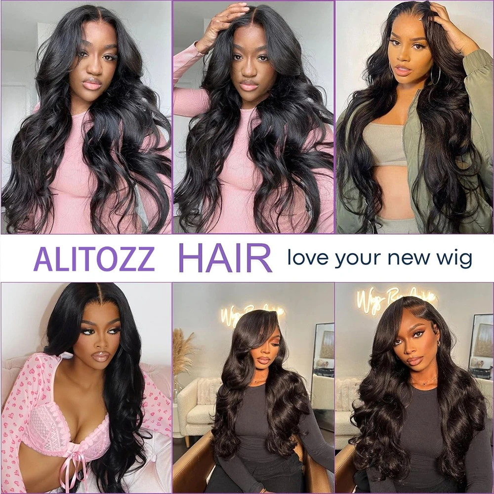 42 Inch Body Wave Human Hair Lace Wig, HD Transparent Lace, 200% Density, Pre-Plucked Baby Hair